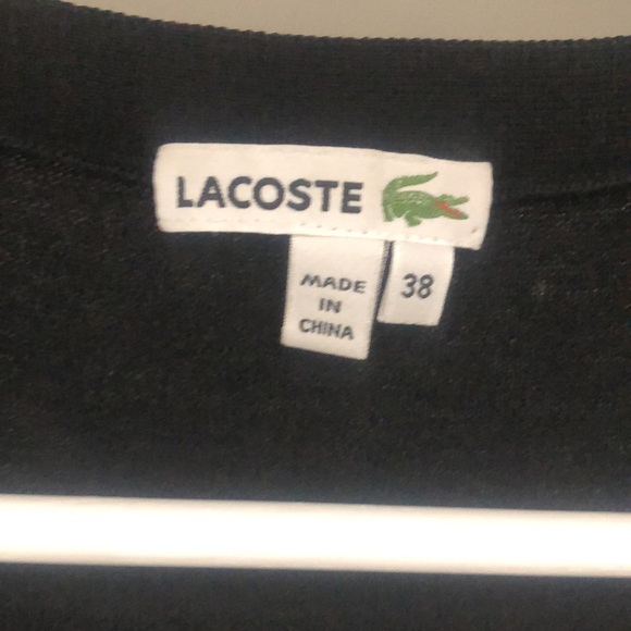 Lacoste v neck cardigan - Picture 2 of 4